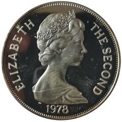 1 Crown - Elizabeth II Coronation Jubilee, Silver Proof Issue