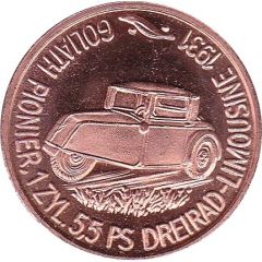 Token - 100 Jahre Deutsche Automobilgeschichte Borgward Bremen