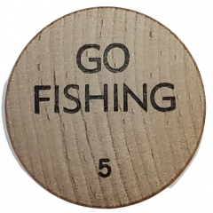 Wooden Token - Go Fishing