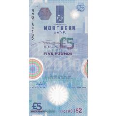 5 Pounds Northern Bank - Millennium