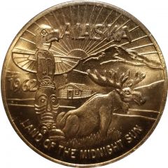 1 Dollar - Alaska Land of the Midnight Sun