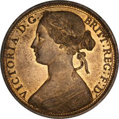 1 Penny - Victoria 2nd portrait, 1st type