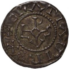 Denier - Louis II Provins mint