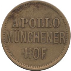 1/2 Liter Bier Apollo Münchner Hof