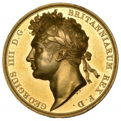 Medal - George IV Coronation, B. Pistrucci, gold