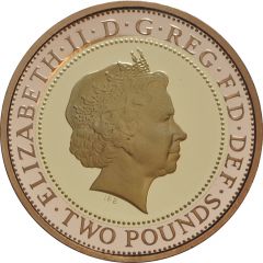 2 Pounds - Elizabeth II World War I, Gold Proof