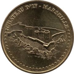 Monnaie de Paris Tourist Token - Marseille Château d`If - Face à points