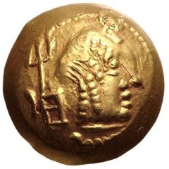 Large Gold Unit c. ⅛ Aureus) - `Amdān Bayān Yahaqbiḍ (Raydan