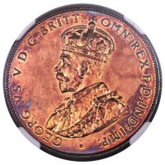 2 Shillings - George V Obverse Trial