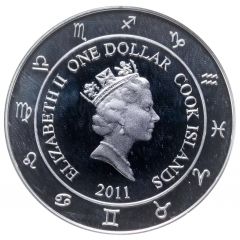 1 Dollar - Elizabeth II Sagittarius