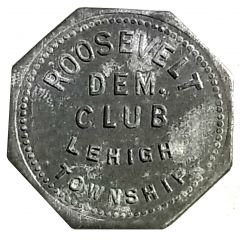 5 Cents - Roosevelt Dem. Club