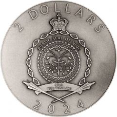 2 Dollars - Charles III Treasures of ancient civilizations V