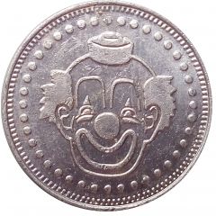 Token - No Cash Value Clown and Eagle