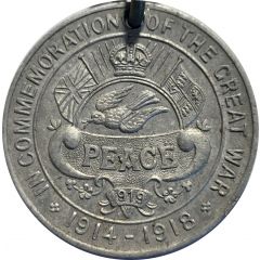 Medal - Peace Celebrations 1919 Warrington