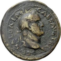 Sestertius - Galba PAX AVG S C, Pax