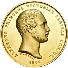 Award Prince Albert`s Medal; gold