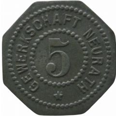 5 Pfennig - Neurath Gewerkschaft