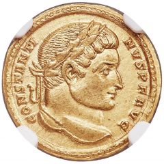 Solidus - Constantine I FELIX PROCESSVS COS III AVG N, Treveri