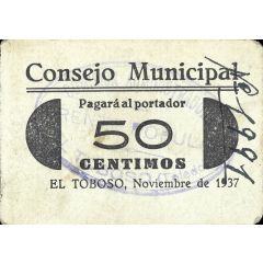 50 Céntimos El Toboso