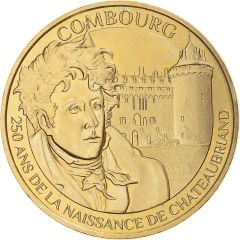 Monnaie de Paris Tourist Token - Combourg 250 ans de la naissance de Chateaubriand