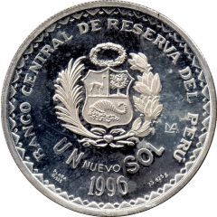 1 Nuevo Sol Sociedad Nacional de Minería y Petróleo