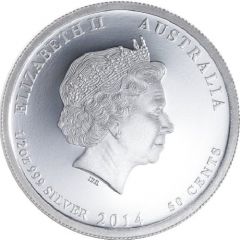 50 Cents - Elizabeth II 4th Portrait - 1914 Farewell to Family
