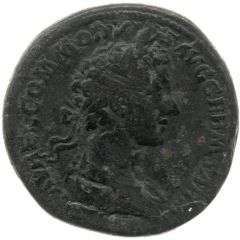 Sestertius - Commodus TR P II IMP II COS P P S C, Castor