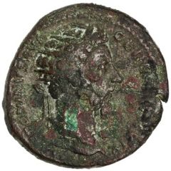 Dupondius - Marcus Aurelius LIBERALITAS AVG VI IMP VII COS III S C, Liberalitas
