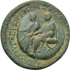 Æ28 - Tiberius ΓΑΙΩ ΑΣΙΝΝΙΩ ΠΟΛΛΙΩΝΙ ΑΝΘΥΠΑΤΩ, ΚΟΙΝΟΥ ΑΣΙΑΣ