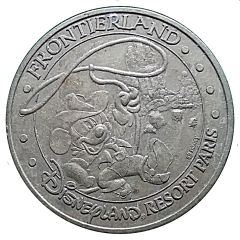 Monnaie de Paris Tourist Token - Disneyland Resort Paris Frontierland - Mickey cow-boy