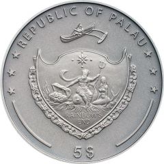 5 Dollars Grey Wolf