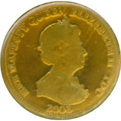 1/2 Crown - Elizabeth II Sovereign
