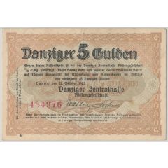 5 Gulden Danziger Zentralkasse