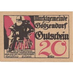 20 Heller Götzendorf
