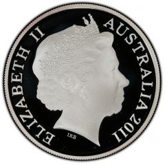 1 Dollar - Elizabeth II 4th Portrait - Presidents Cup - Silver Proof