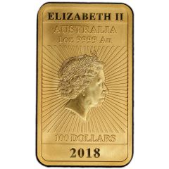 100 Dollars - Elizabeth II 4th Portrait - Dragon - Gold Bullion Coin
