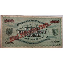 5 000 000 Mark Overprint over 500 Mark
