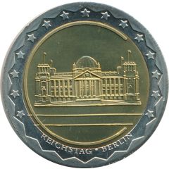 Token - Währungsunion Europa Berlin - Reichstag