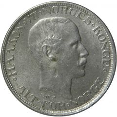 50 Øre - Haakon VII Type 1