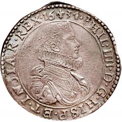 1 Ducaton - Philip IV 1st Bust