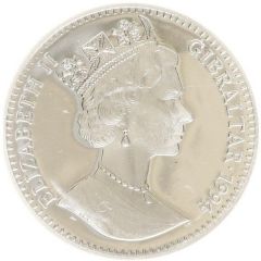1 Crown - Elizabeth II Player heading ball, Silver Proof