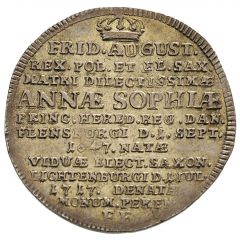 ⅙ Thaler - August II Mocny Drezno mint