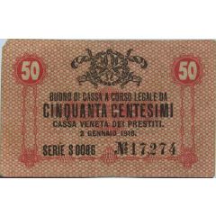 50 Centesimi Cassa Veneta dei Prestiti