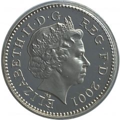 1 Pound - Elizabeth II Celtic Cross, Silver Proof