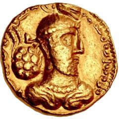 Dinar - Ardashir II Ostenl mint
