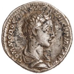 Denarius - Commodus HILARITAS, Hilaritas