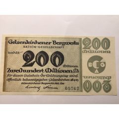 200 000 000 Mark Gelsenkirchener Bergwerks-Aktien-Gesellschaft