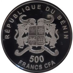 500 Francs CFA Fireworks of Victory