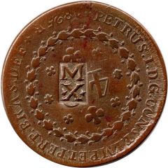 10 Réis - Pedro II Maranhao First Series Countermarked 40 Réis