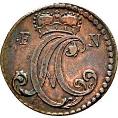1/2 Kreuzer - Charles August